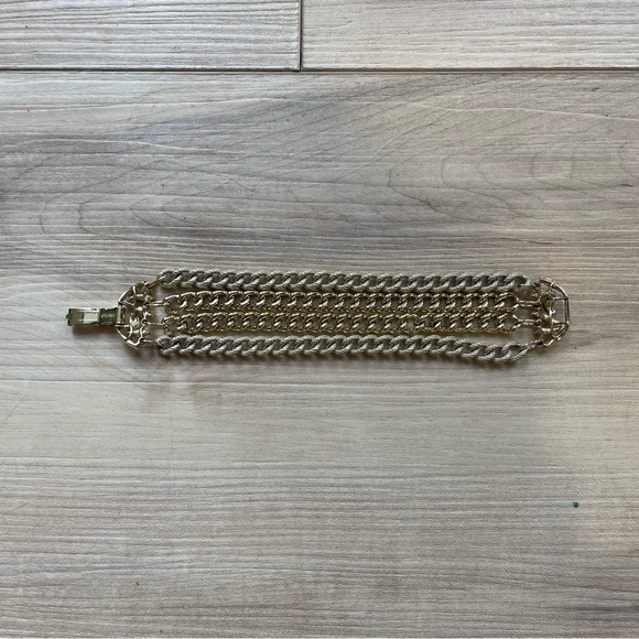 LISNER Gold Multi Chains Bracelet - Picture 3 of 10